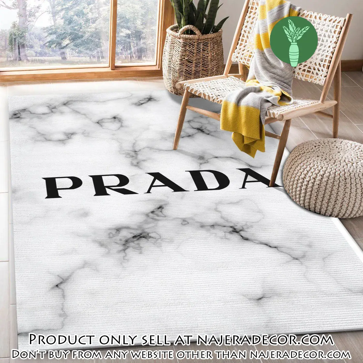 Prada area rug bedroom rug christmas gift us decor njr2745444
